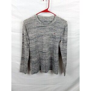 Hollister Shirt Men’s Size S Small Gray Long Sleeve Pullover Top
